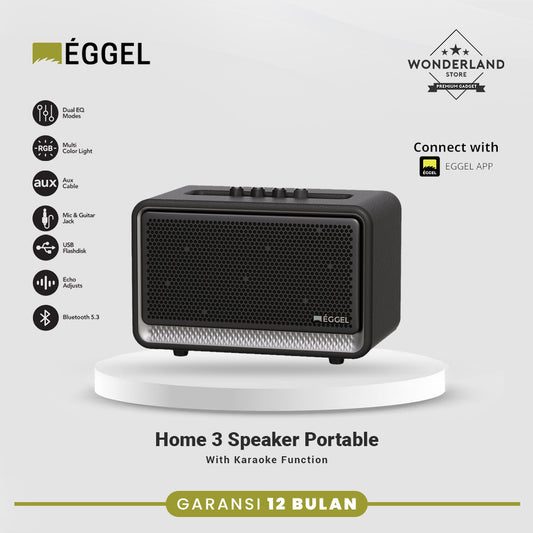Eggel Home 3 Portable Bluetooth Speaker with Karaoke Function Home3
