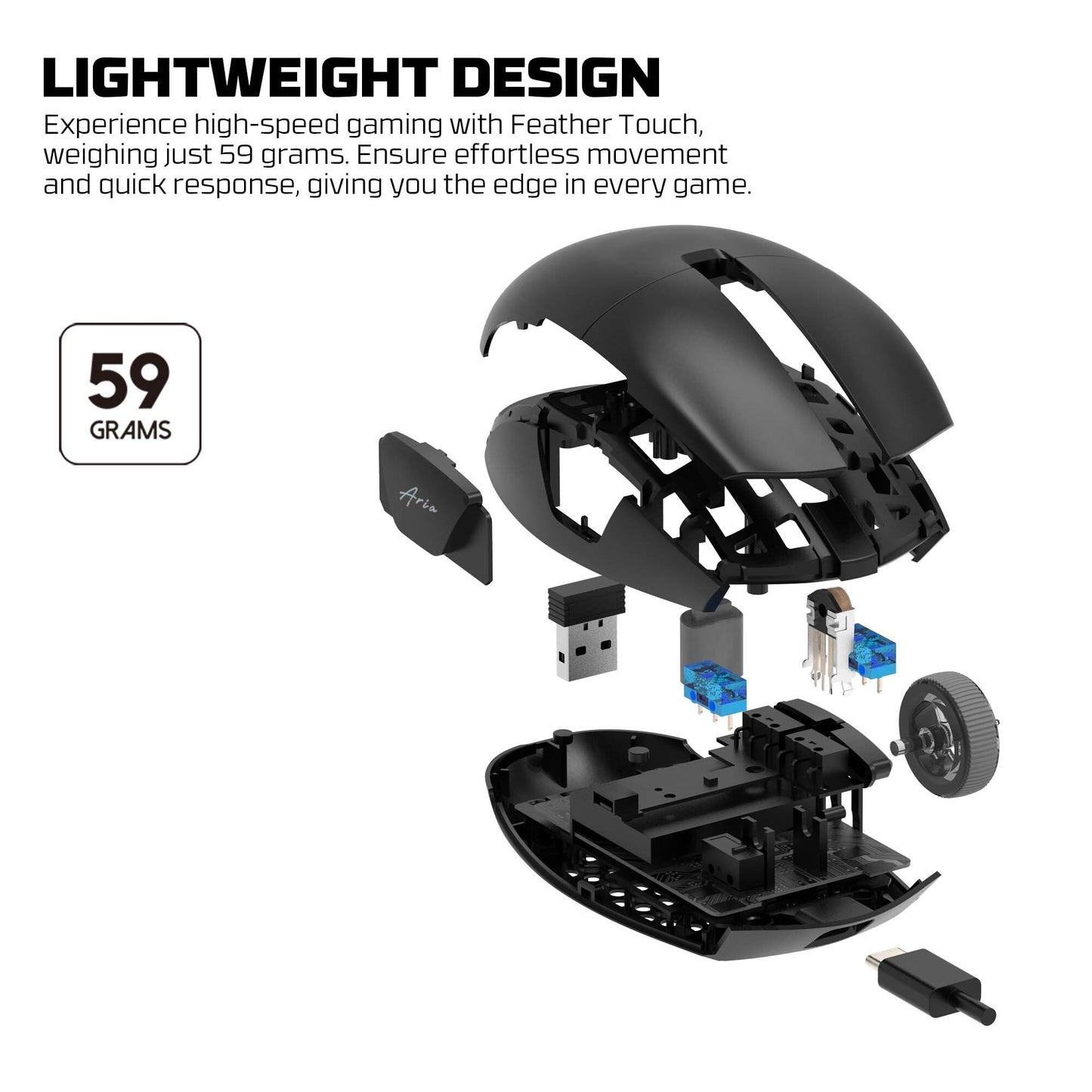 Fantech ARIA II XD7E XD7V2 XD7V2P 2nd Gen Mouse Gaming Rechargeable Bluetooth StrikeSpeedPro