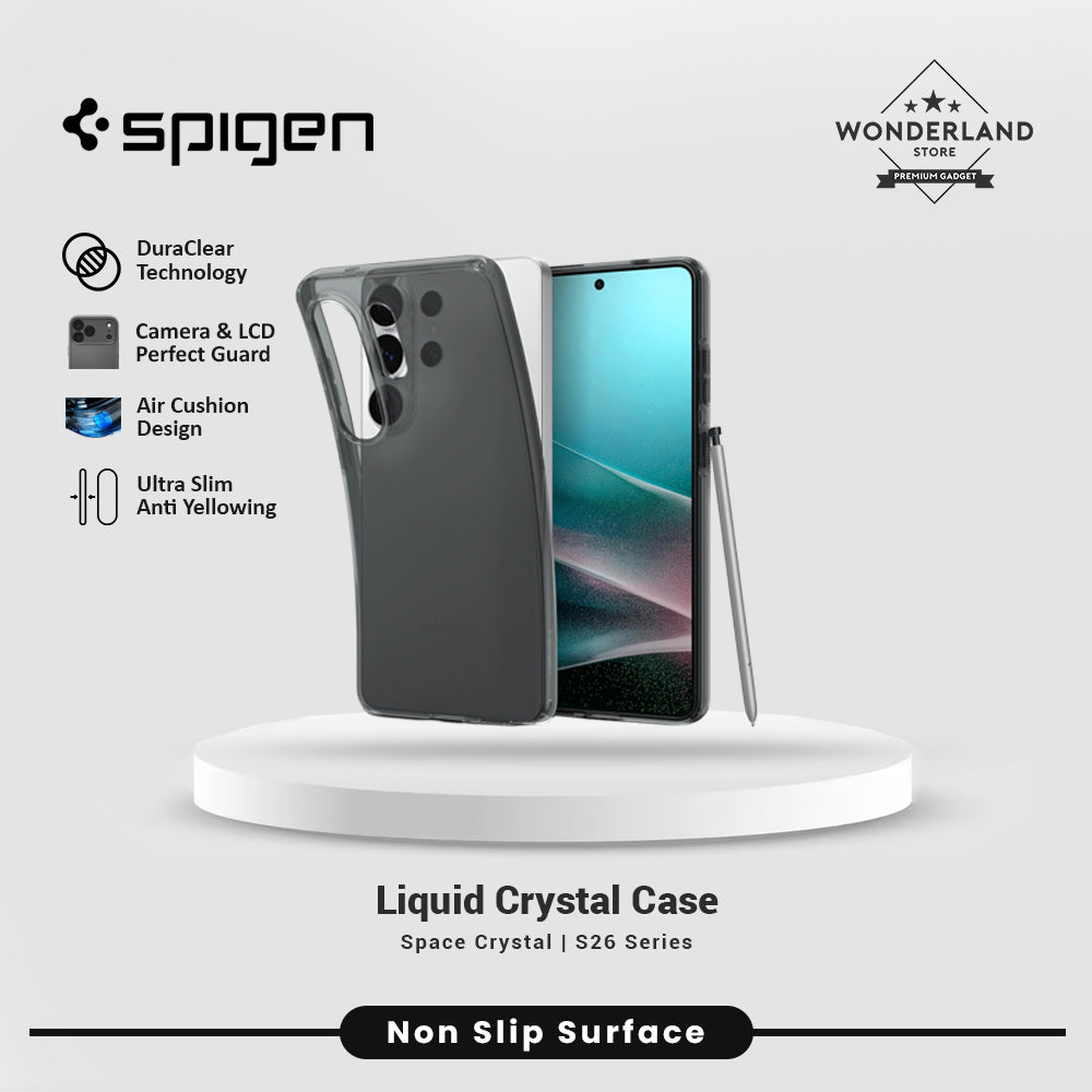 Spigen Case for Samsung S26 Ultra Plus Liquid Crystal Clear TPU Slim Casing