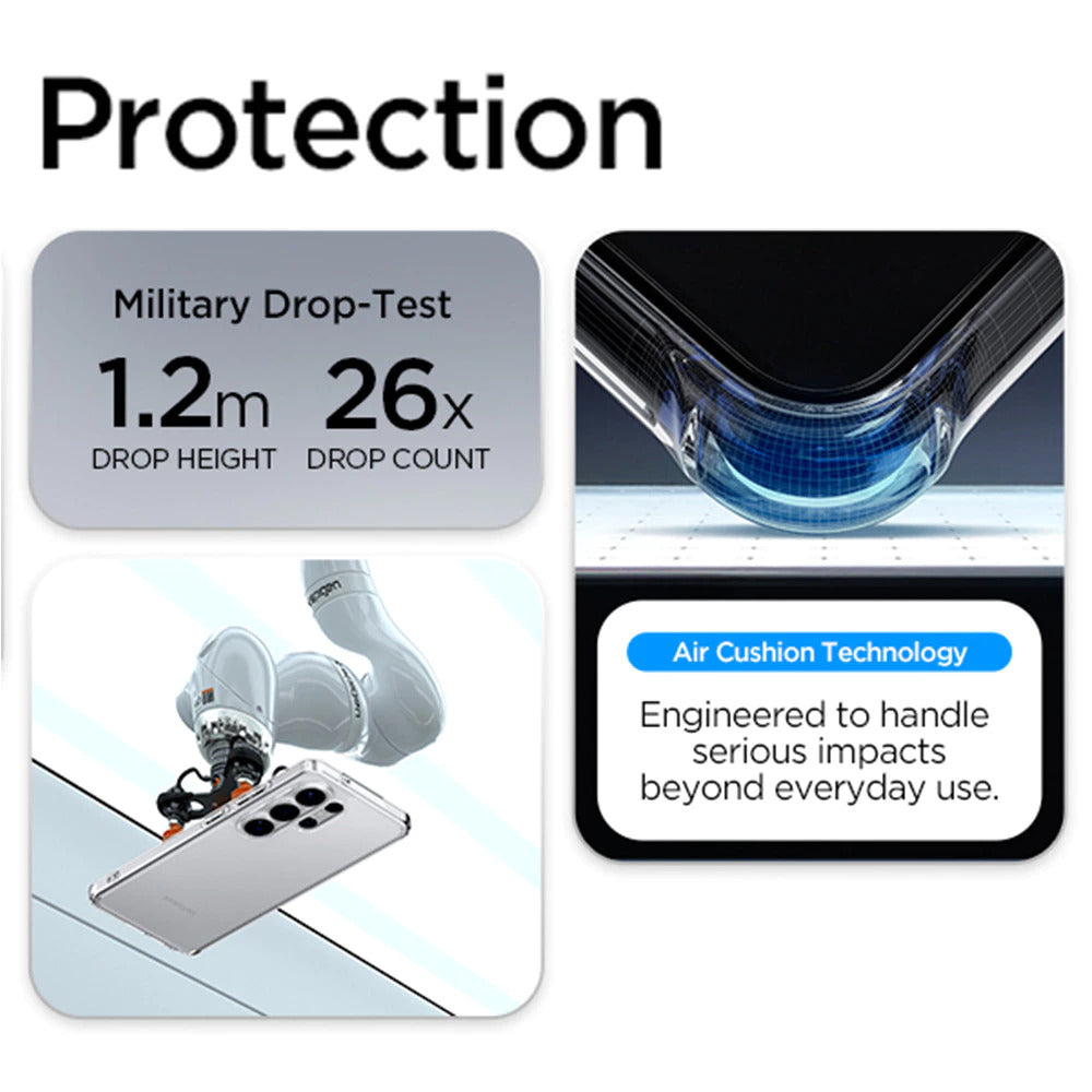 Spigen Case for Samsung S26 Ultra Plus Liquid Crystal Clear TPU Slim Casing