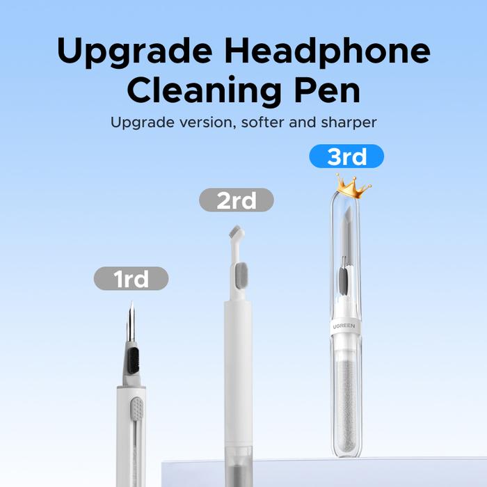Ugreen Cleaner Kit For TWS Earphone Multi-Function Cleaning Pen Soft Brush Flocking Sponge