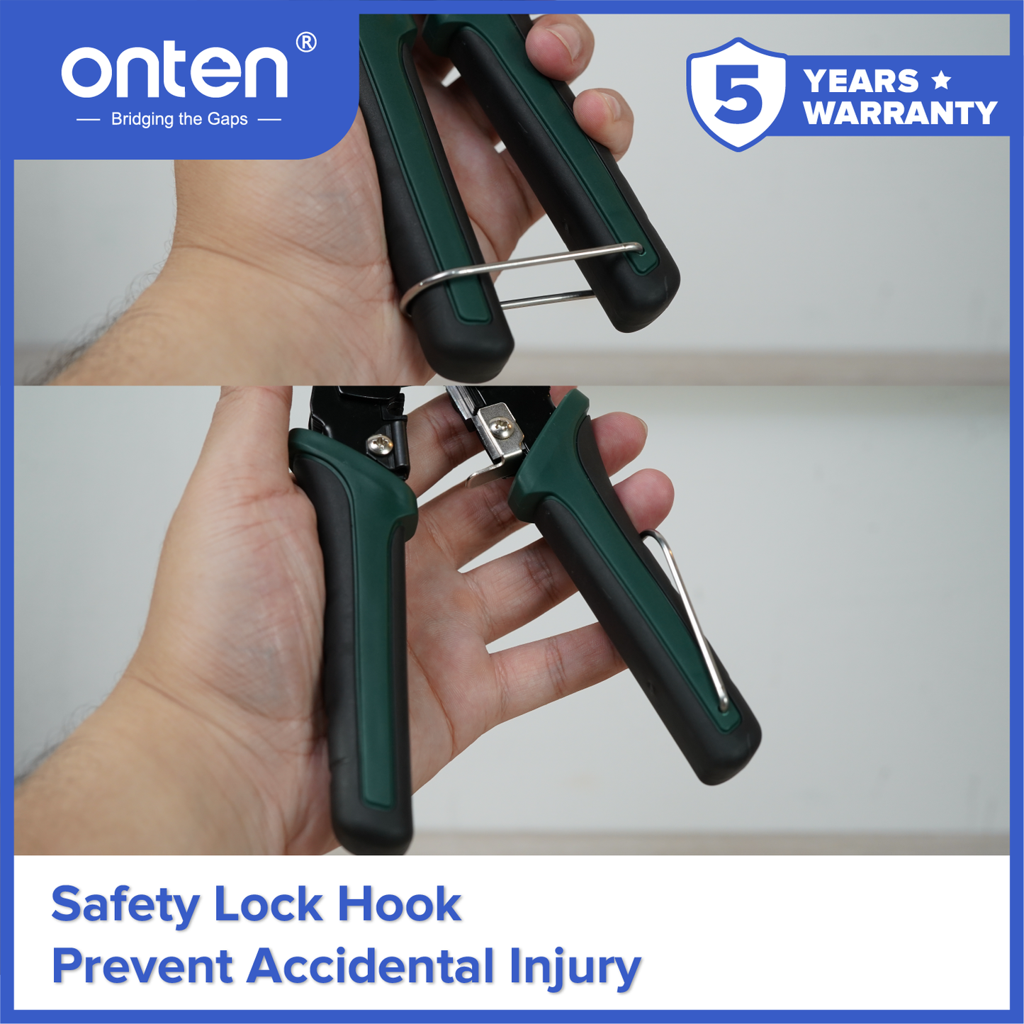 Onten Tang Crimping Tool 3in1 4P 6P 8P RJ45 RJ11 RJ22 / Ethernet Crimper OTN-E993