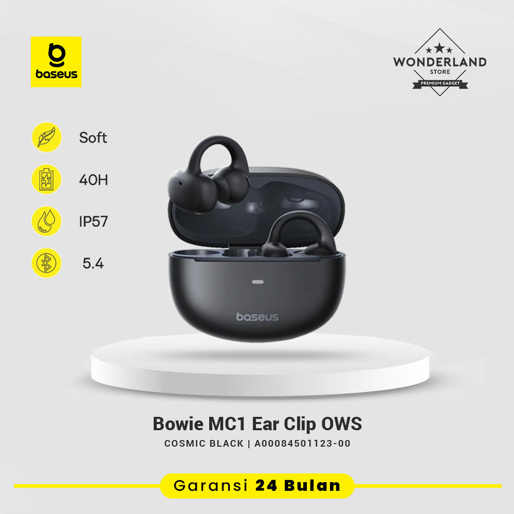 Baseus Bowie MC1 Open Ear TWS Ear Clip Sport Work Headset Anting Bluetooth OWS Earphone Clip