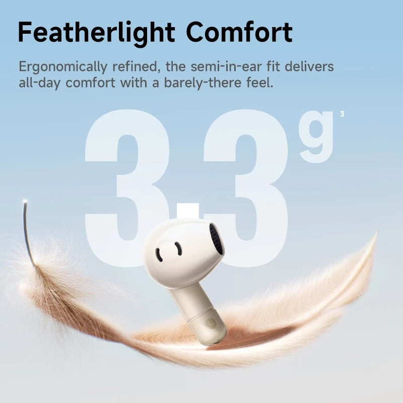Baseus Bass BS2 Lite Semi In Ear TWS True Wireless Bluetooth Earphones SuperBass Enhanced Sound
