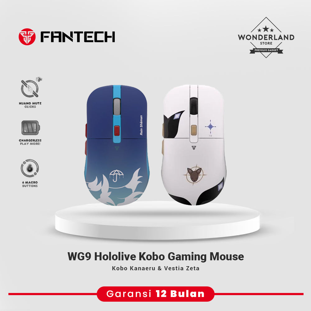 Fantech x Kobo Kanaeru Hololive Exclusive Limited Edition Mouse Gaming Wireless Kanata WG9