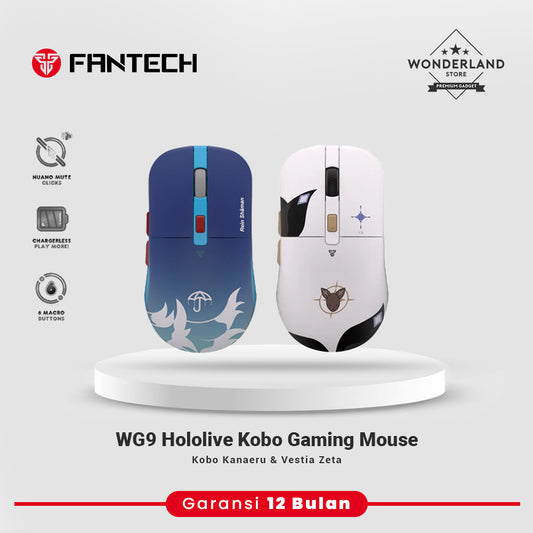 Fantech x Kobo Kanaeru Hololive Exclusive Limited Edition Mouse Gaming Wireless Kanata WG9