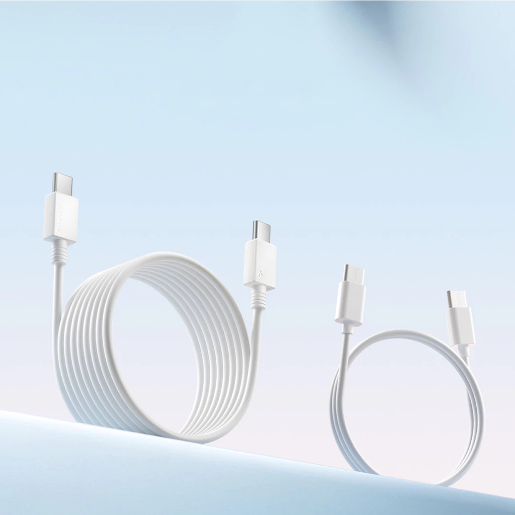Sharge Kabel Data USB-C to C 60W 3A 240W 5A Fast Charging Sillicone Material L6