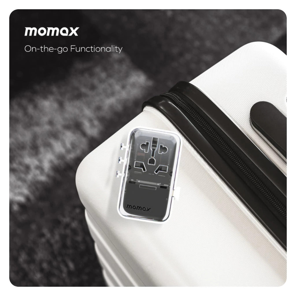 Momax Universal Travel Adaptor 1-World+ Flow 4-Port Travel Charger 35W/70W USB-C+USB-A UA18 UA21