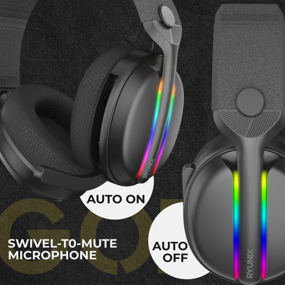 Sades Ryunix Goze HX1 Headset Gaming Wireless Bluetooth Tri Mode Connection