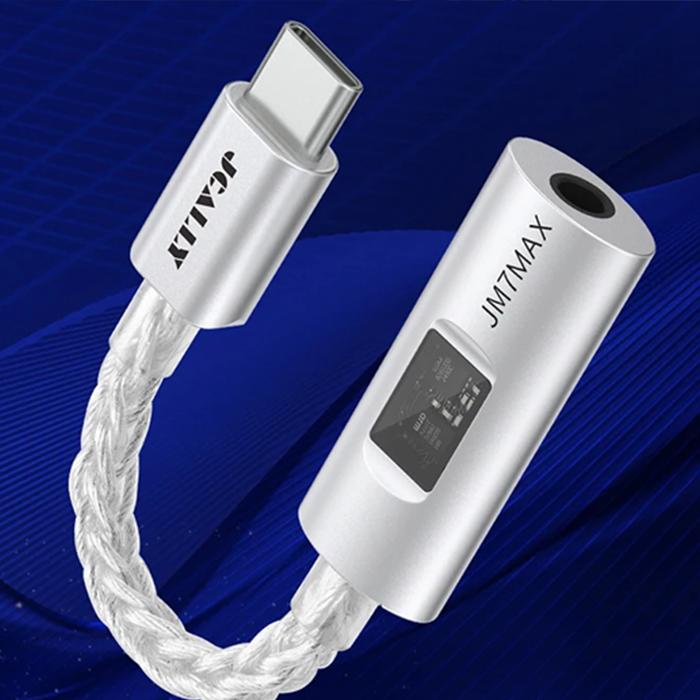Jcally JM7MAX / JM7 MAX USB-C Adapter CX31993 Portable Dongle Adapter USB DAC / AMP