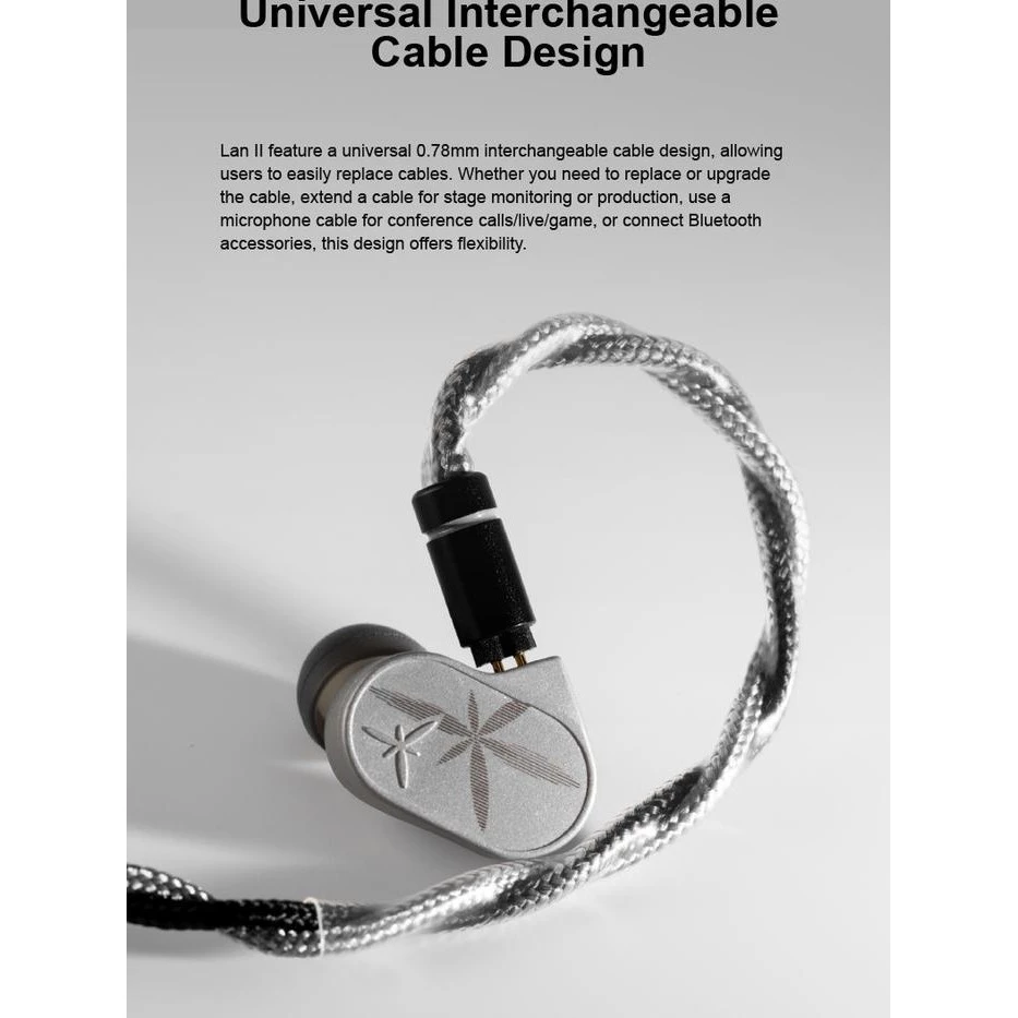 Moondrop LAN II LAN 2 LAN2 POP Lan2 REF 10mm Double-cavity High-performance Dynamic Drive