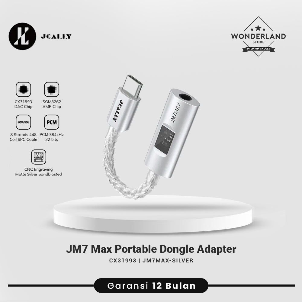 Jcally JM7MAX / JM7 MAX USB-C Adapter CX31993 Portable Dongle Adapter USB DAC / AMP