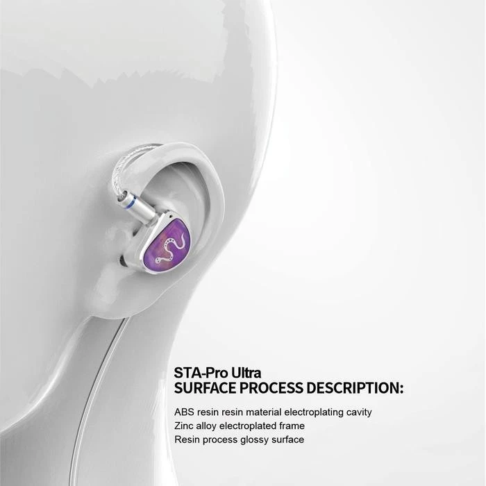 EarAcoustic STA Pro Ultra Dual Magnetic Graphene Diaphragm Driver IEM In Ear Monitor Earphone