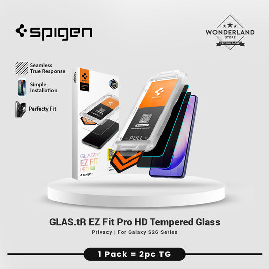 Spigen Tempered Glass for Samsung S26 Ultra Plus GlastR Ez Fit Pro HD Easy Install Tray Screen Protector