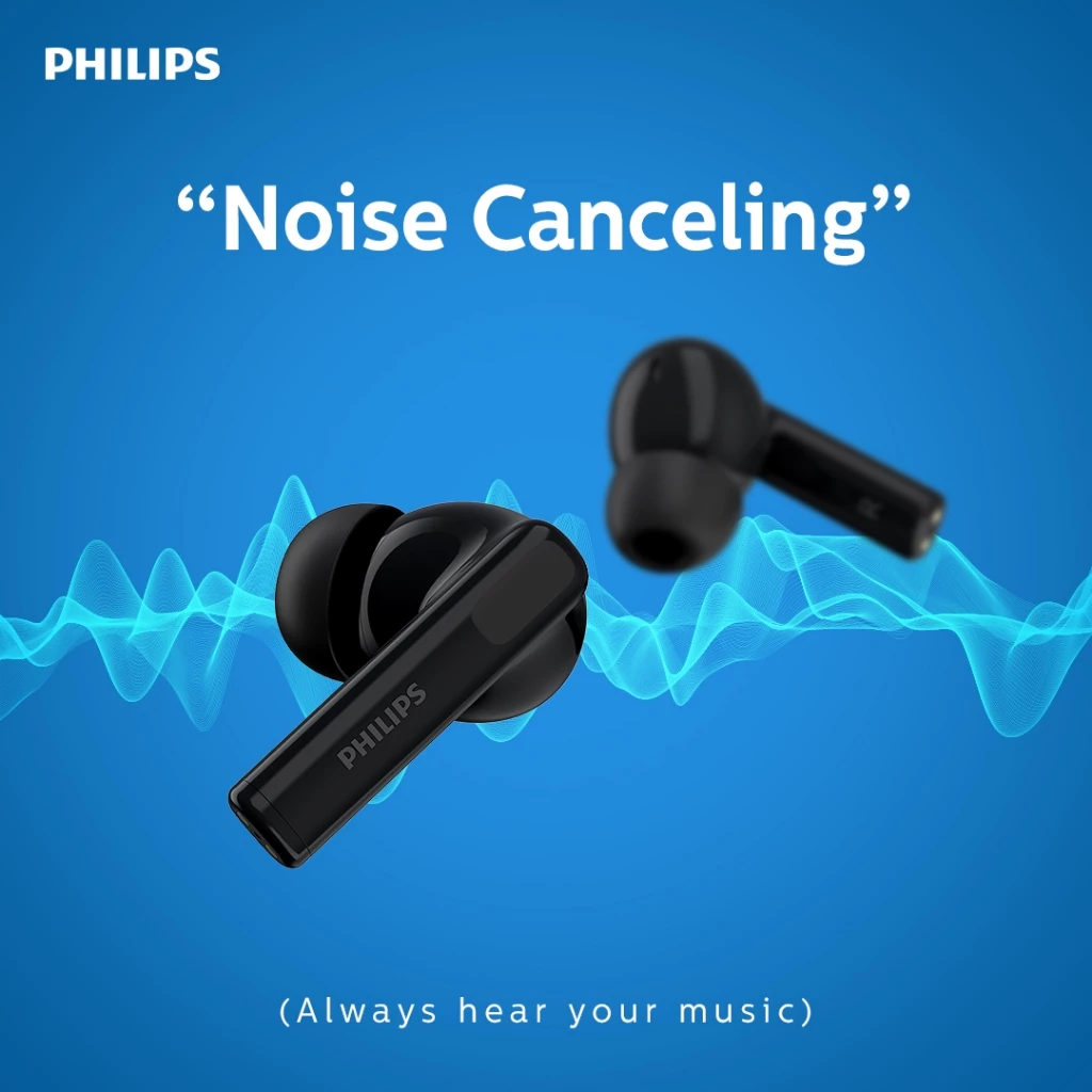 Philips TAT3559 Noise Canceling True Wireless with AI Clear Mic
