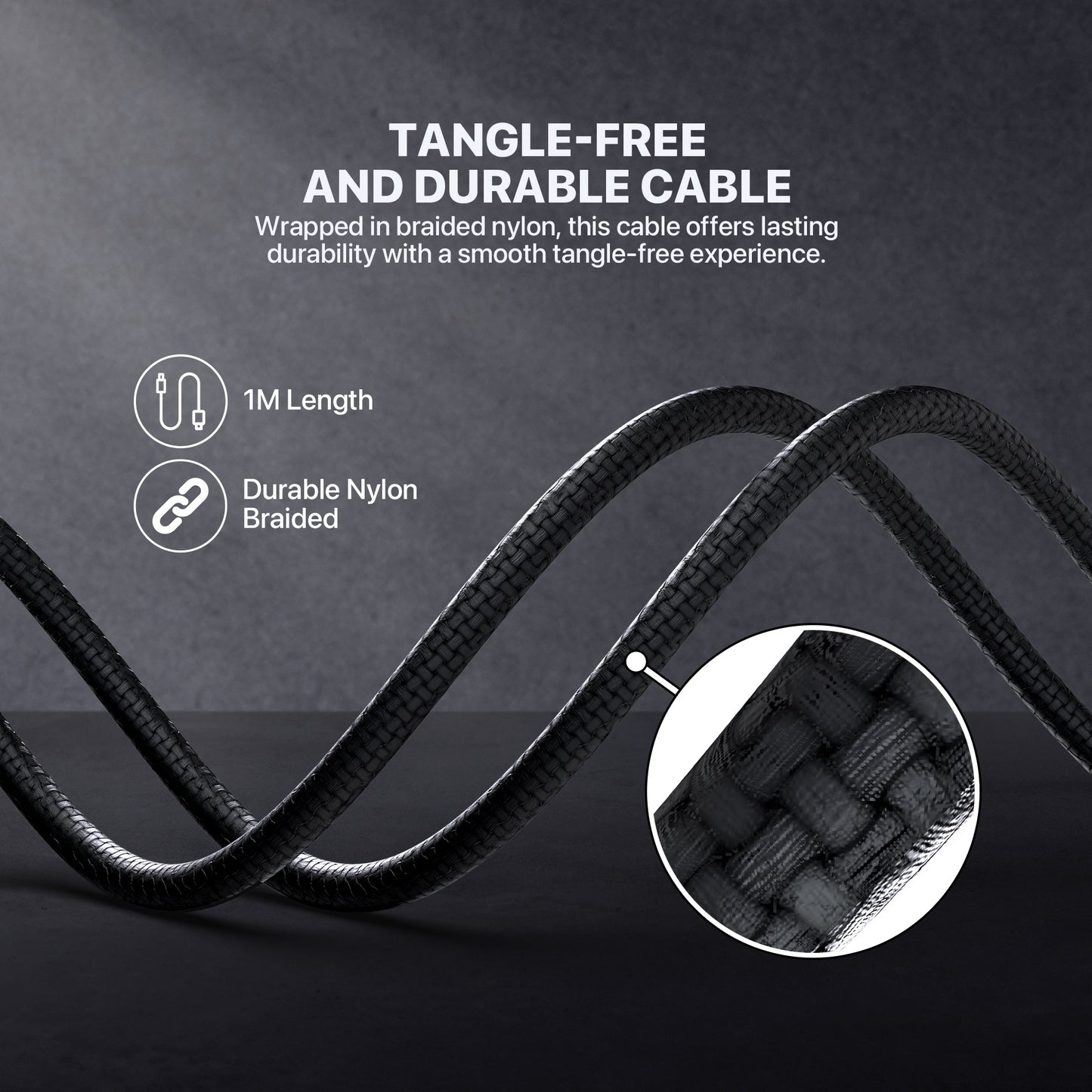 Fantech Duralink DL6 USB-C to C 60W / USB-A to USB-C 3A Fast Charging with LED Indicator