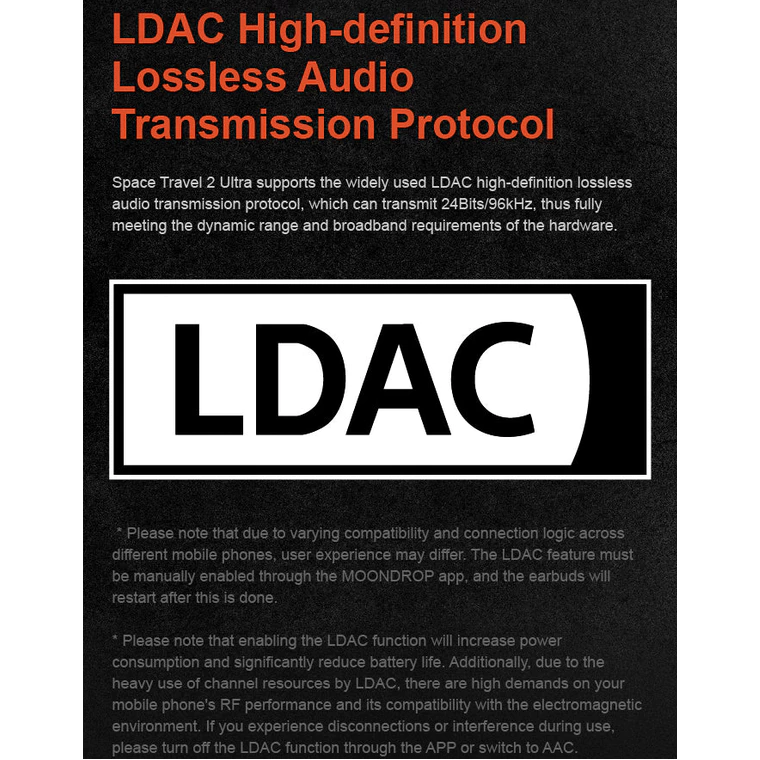 Moondrop Space Travel 2 Ultra Bluetooth 13mm Planar Driver TWS True Wireless