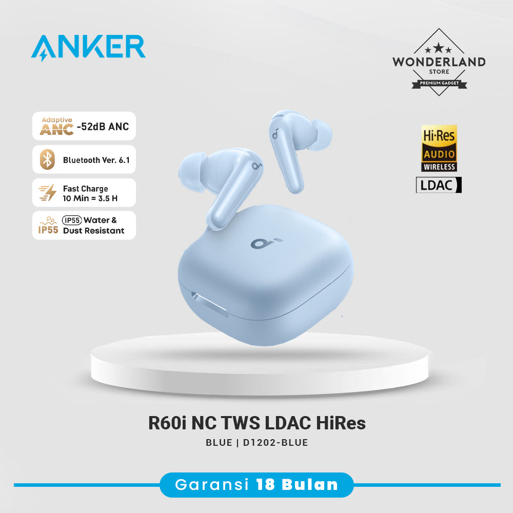 Anker Soundcore R60i NC LDAC ANC Hi-Res AI Translation Real Time Low Latency Bluetooth 6.1 TWS