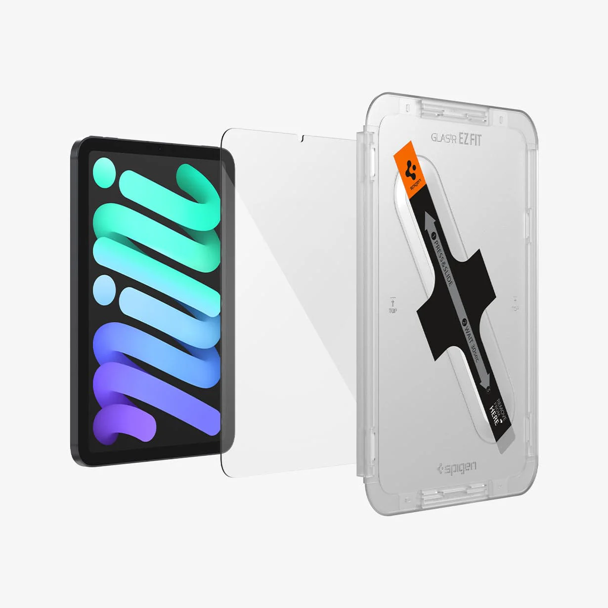 Spigen Tempered Glass iPad Mini 7/6 8.3 inch 2024 Spigen Glas tR SLIM Clear HD Anti Gores Screen Protector