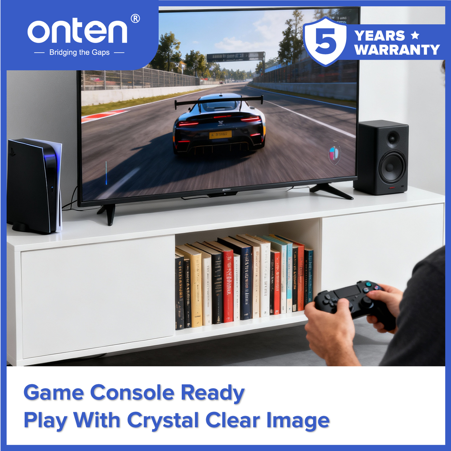 Onten Kabel HDMI to HDMI 2.0 Support Up to 4K @60Hz Gold Plated OTN-8308