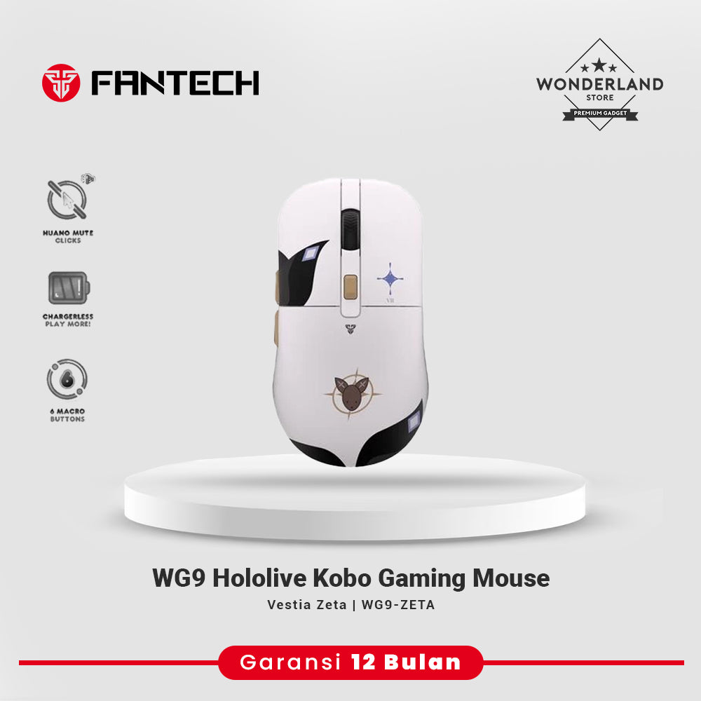 Fantech x Kobo Kanaeru Hololive Exclusive Limited Edition Mouse Gaming Wireless Kanata WG9