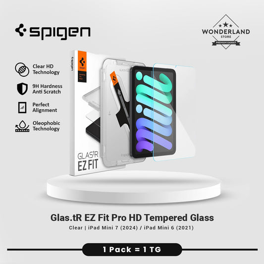 Spigen Tempered Glass iPad Mini 7/6 8.3 inch 2024 Spigen Glas tR SLIM Clear HD Anti Gores Screen Protector