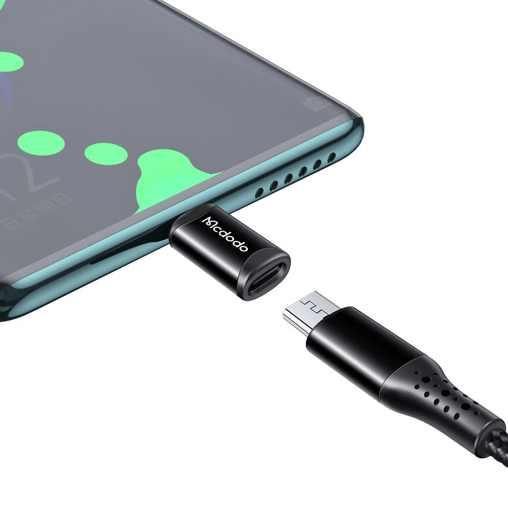 Mcdodo Converter Micro USB to USB-C 3A Adapter OTG Plug and Play OT-9970
