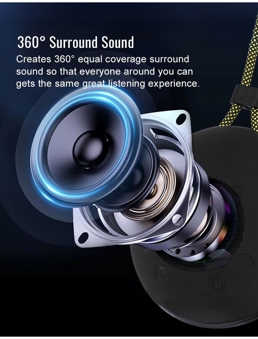 Ichiko Handy Speaker Bluetooth 66mm Driver, Super Bass, Radio FM, SD Card SZ-1214