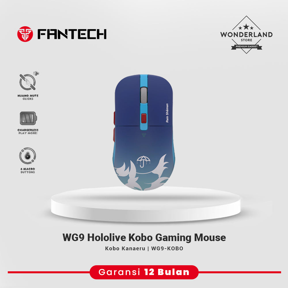 Fantech x Kobo Kanaeru Hololive Exclusive Limited Edition Mouse Gaming Wireless Kanata WG9