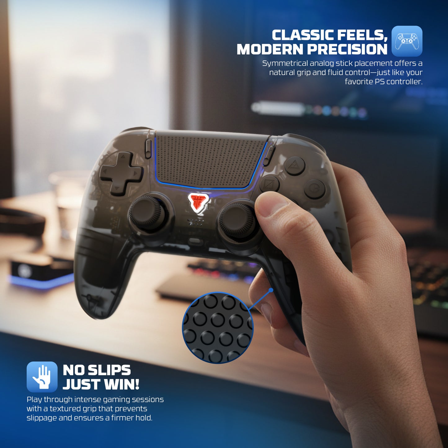 Fantech NOVA II D WGP16D Gamepad Stick PS5 Wireless Controller Hall Effect Multi Platform Bluetooth PS5 PC