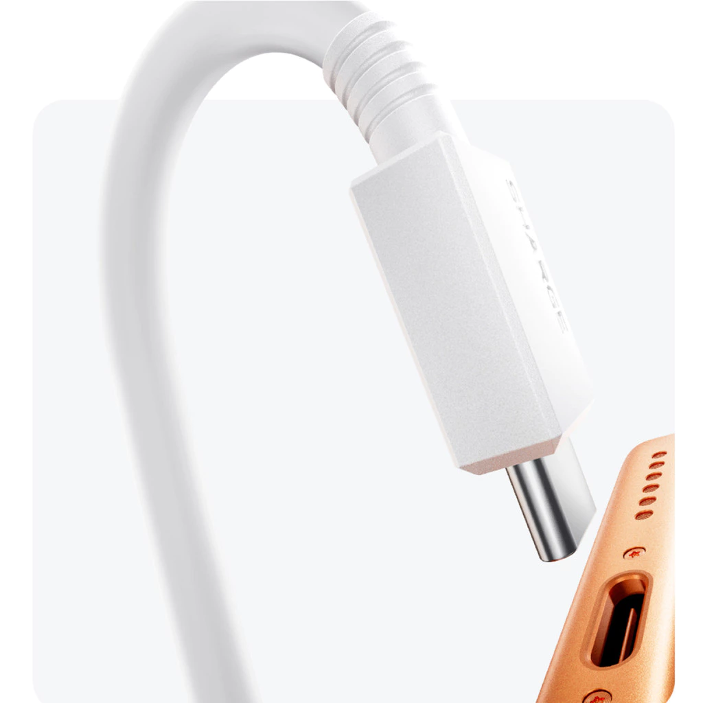 Sharge Kabel Data USB-C to C 60W 3A 240W 5A Fast Charging Sillicone Material L6