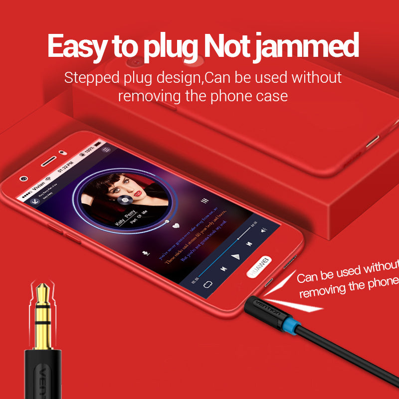 Vention Kabel AUX Splitter 3.5mm Male to Dual 6.5mm Male Jack Audio Cable 1M 2M 3M 5M - BAC