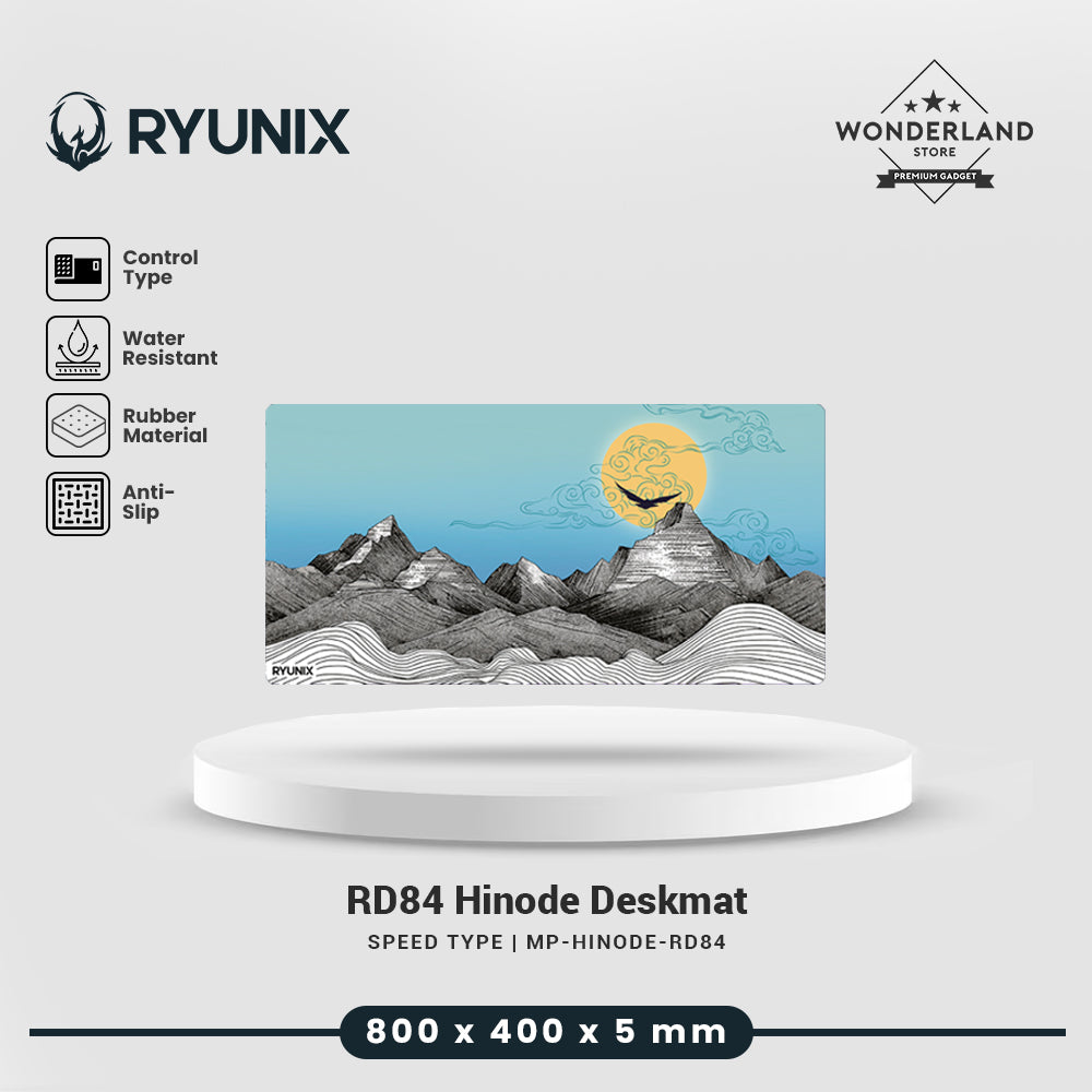Sades Ryunix RD-84 Aesthetic Mousepad Gekkou Ikazuchi Hinode Gaming Sades Deskmat Speed Type