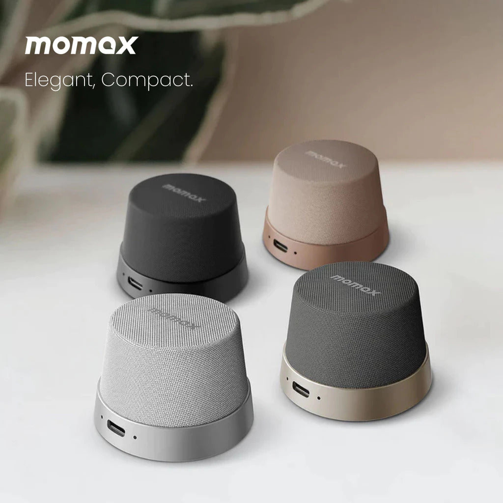 Momax Speaker 1-Vibe Go Magnetic Mini Wireless Bluetooth for Phone Stand BS6