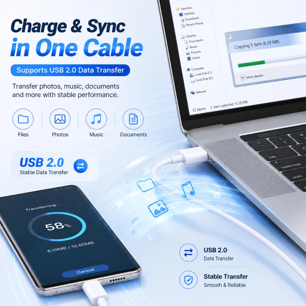 OnPrime Kabel Data USB-C For Huawei / Honor 40W 66W 100W -120W Max Stone Series