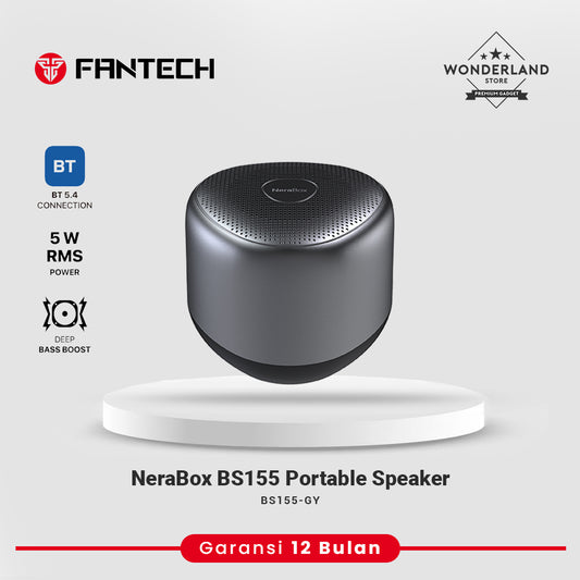 Fantech Nera Box BS155 Speaker Portable Stereo Mini HiFi Wireless Speaker Bluetooth 5.4 Super Bass