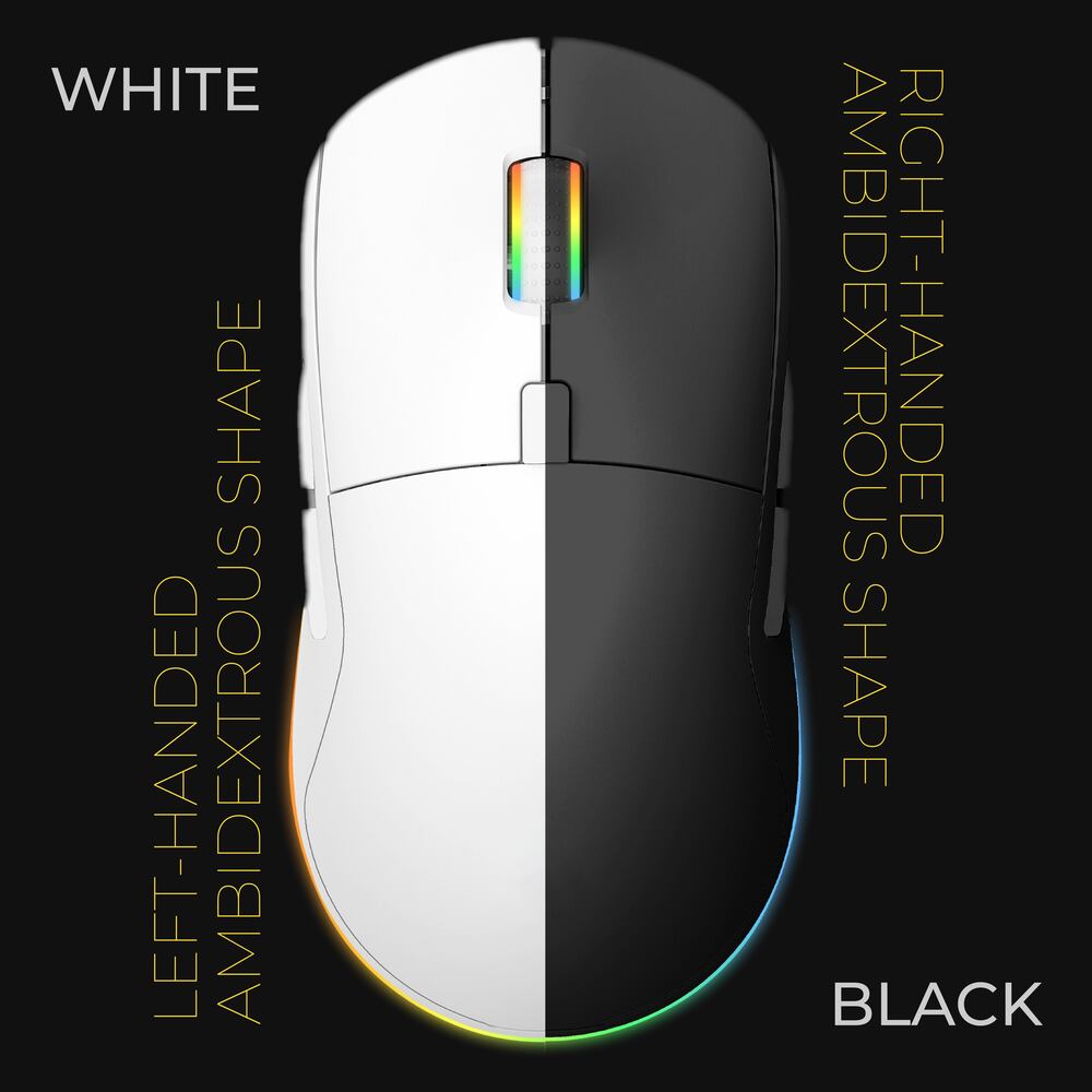 Sades Ryunix Kojin MX10 Mouse Gaming Wireless Bluetooth Triple Mode Ambidextrous