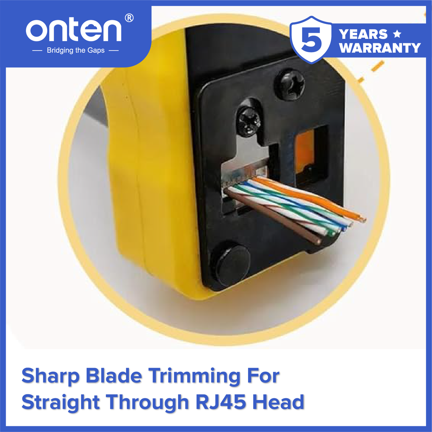 Onten Tang Crimping Tool LAN Network Cable Stripping RJ45 RJ 11 OTN-E992