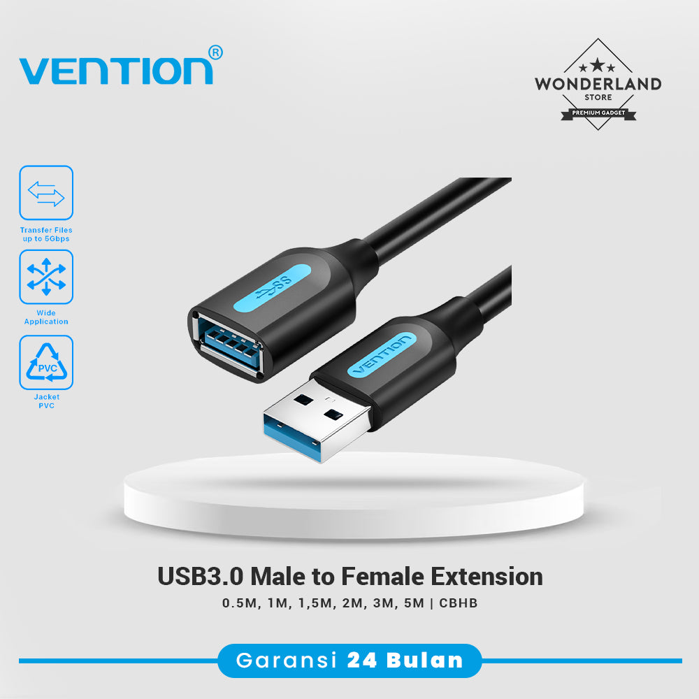 Vention Kabel USB A 3.0 Extension Cable 5Gbps Male to Female