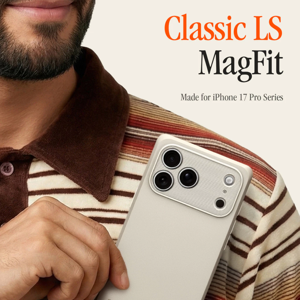 Spigen Case for iPhone 17 Pro / 17 Pro Max Classic LS Retro Design Magsafe Camera Control Anti Shock Casing