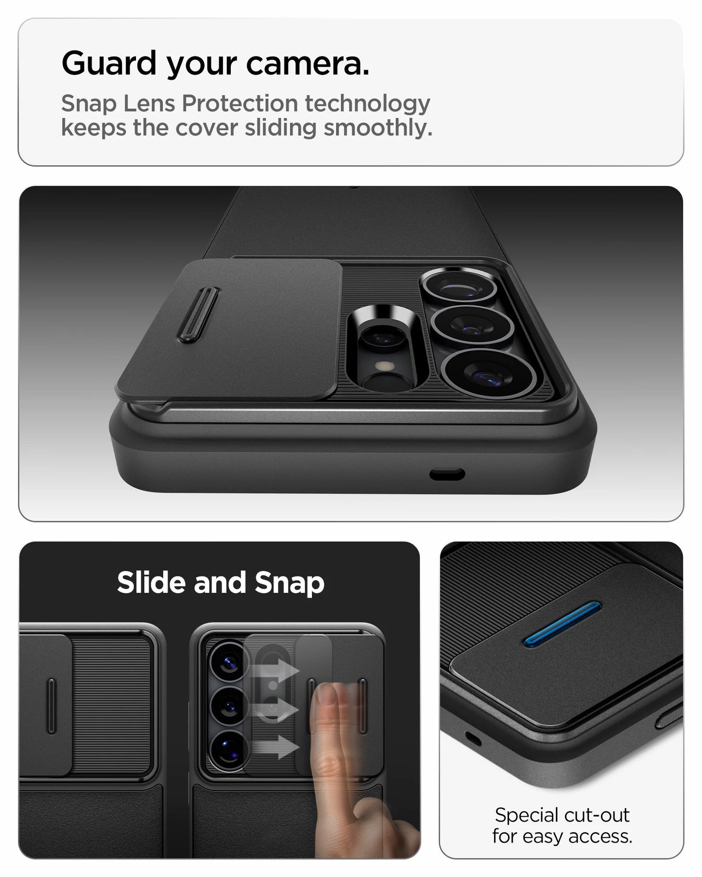 Spigen Case Samsung Galaxy S26 Ultra Spigen Optik Armor Camera Cover