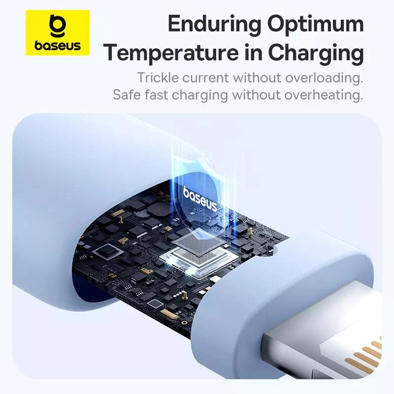 Baseus Silky Kabel Data USB-A to Lighting 2.4A Kabel Data iPhone PVC Soft Touch