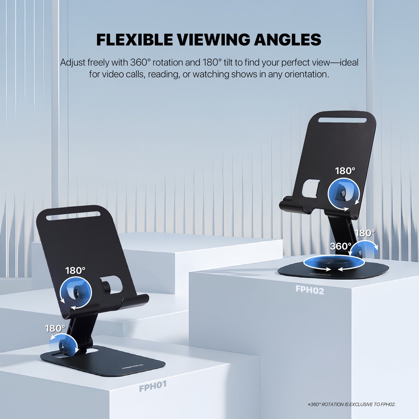 Fantech Phone Holder FPH02 Stand Dudukan Kuat untuk Handphone & Tablet Adjustable hingga 180° / 360°