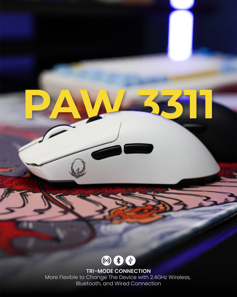 Sades Ryunix Hane MX3 Mouse Gaming Nearlink Lightweight Tri-Mode Connection