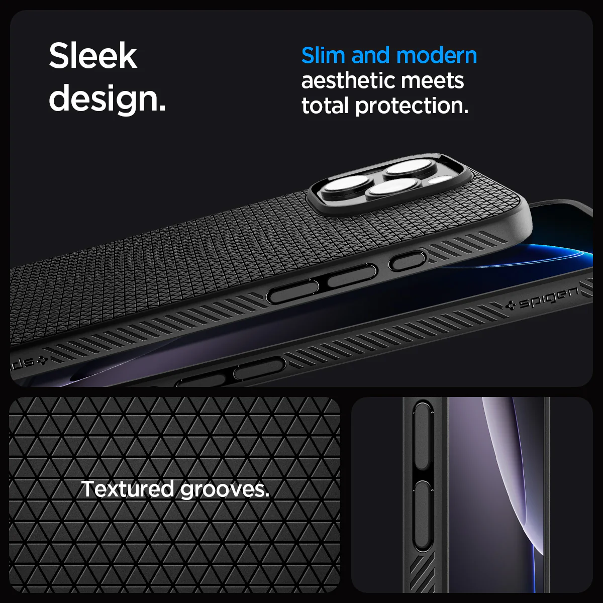 Spigen Case for iPhone 16 Series Liquid Air Softcase Ultra Slim Protection iPhone 16 Plus Pro Max