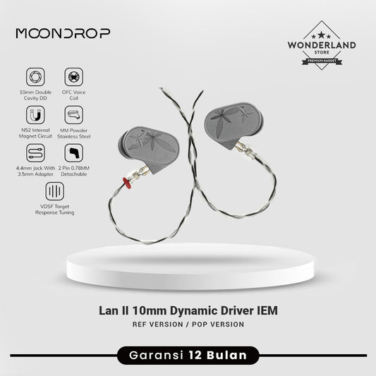 Moondrop LAN II LAN 2 LAN2 POP Lan2 REF 10mm Double-cavity High-performance Dynamic Drive