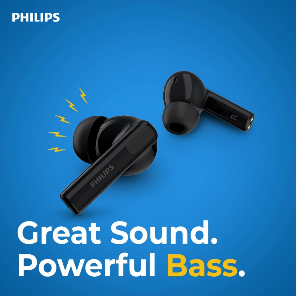 Philips TAT3559 Noise Canceling True Wireless with AI Clear Mic