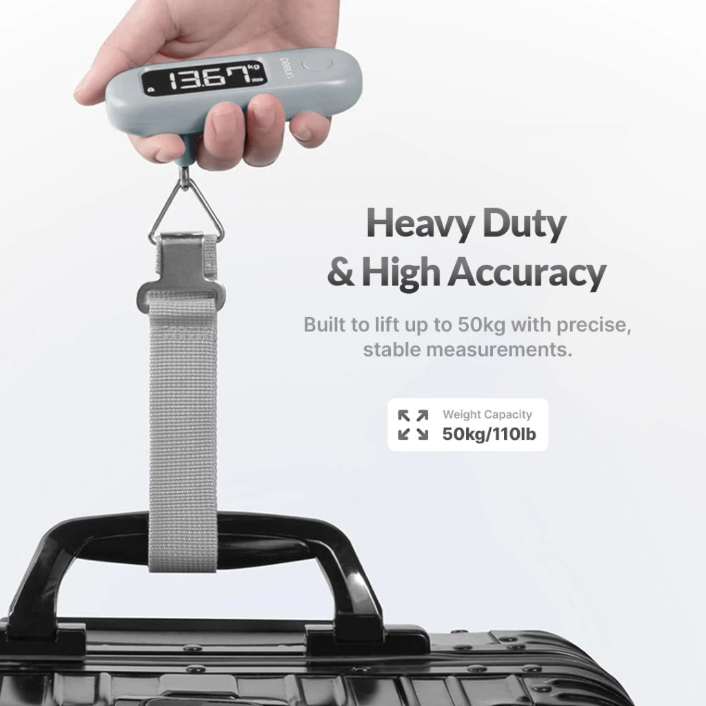 Uneed Timbangan Koper Digital Travel LCD 50kg - Mini Portable Digital Luggage Scale - USC201