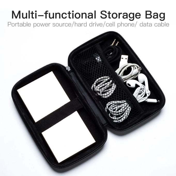 Vention Case Storage Bag Pouch High Quality Earphone HDD Organizer