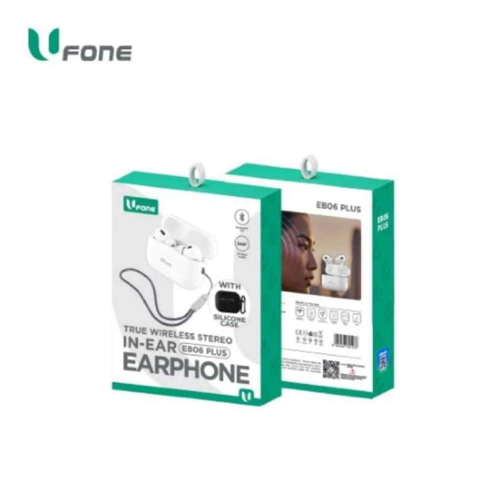 U1me x Ufone TWS Semi In Ear EB05 & In Ear EB06 Plus Super Bass Bluetooth 6.0